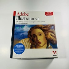 Adobe Illustrator 9.0 Upgrade Big Box Macintosh Mac User Guide SEALED