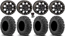 System 3 SB-7 15" Wheels Bk 6+1 34" MotoVator Tires Ranger 1500 & Xpedition