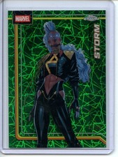 2026 Topps Chrome Marvel Comics #169 Storm Hulk Green Lazer Refractor /99