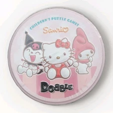 Hello kitty Sanrio Dobble Spot It Family Card Game Rare Sealed