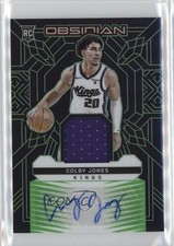 2023 Obsidian Rookie Jersey Ink Electric Etch Green 15/25 Colby Jones Auto 17d3