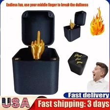Middle Finger In A Box Funny Surprise Box Pop up Christmas Novelty Fun Gifts US