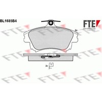FTE 9010298 Bremsbelagsatz FüR Mitsubishi Volvo Smart V40 S40 Colt Carisma CZC