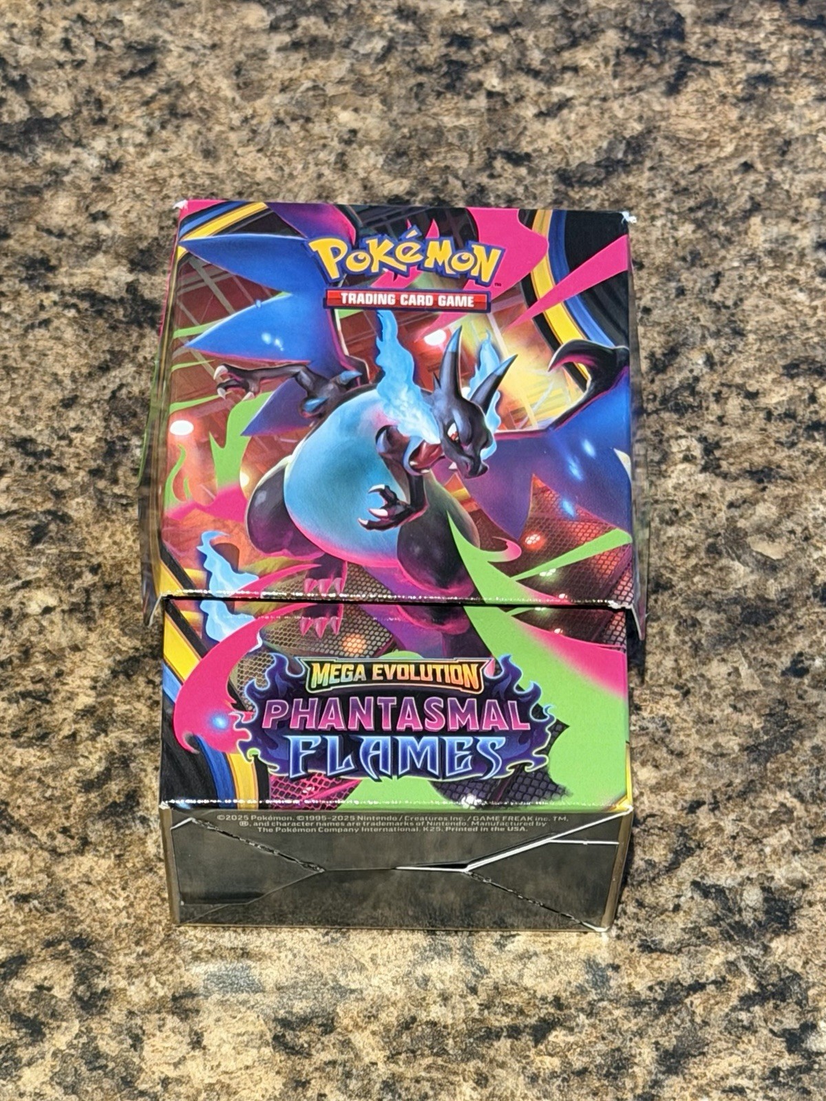 Empty Pokémon TCG Mega Evolutions Phantasmal Flames Booster Bundle Box NO CARDS