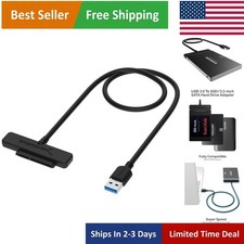 SATA to USB 3.0 Adapter - Efficient Plug  Play Hard Drive Connection for SSDs