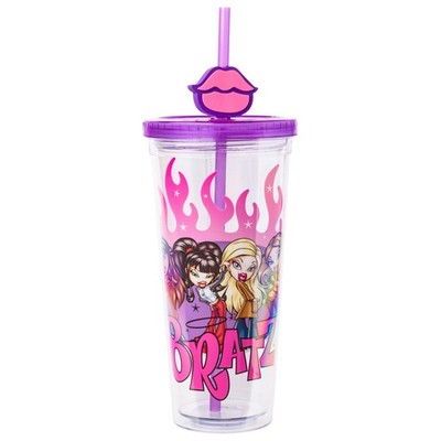 Silver Buffalo Bratz Dolls Featuring 24 Ounces, Flames and Full Lips 