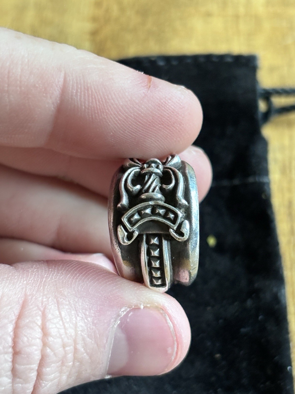 Chrome Hearts Dagger Ring - image 2