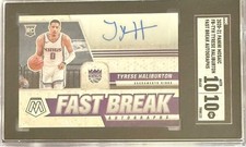2020 Mosaic *FAST BREAK PRIZM* Tyrese Haliburton RC AUTO SGC 10 GEM MINT!!