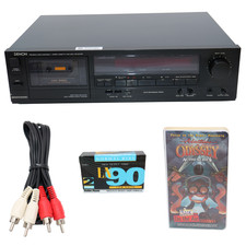 Denon DR-M12HR Cassette Tape Deck Stereo Recorder HX Pro Dolby B/C