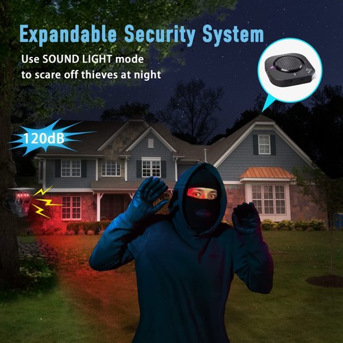 1/2 Mile Long Range Solar Wireless Driveway Alarm System IP65 Weatherproof Ou... - Picture 6 of 8
