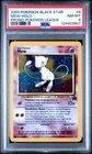 2000 POKEMON PROMO BLACK STAR POKEMON LEAGUE #9 MEW-HOLO PSA 8