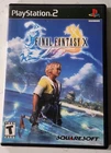 Final Fantasy X Sony PlayStation 2 PS2 (2001) CIB Complete Tested Black Label