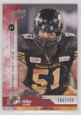 2018 Upper Deck CFL Red 105/150 Mike Filer #46 n1u