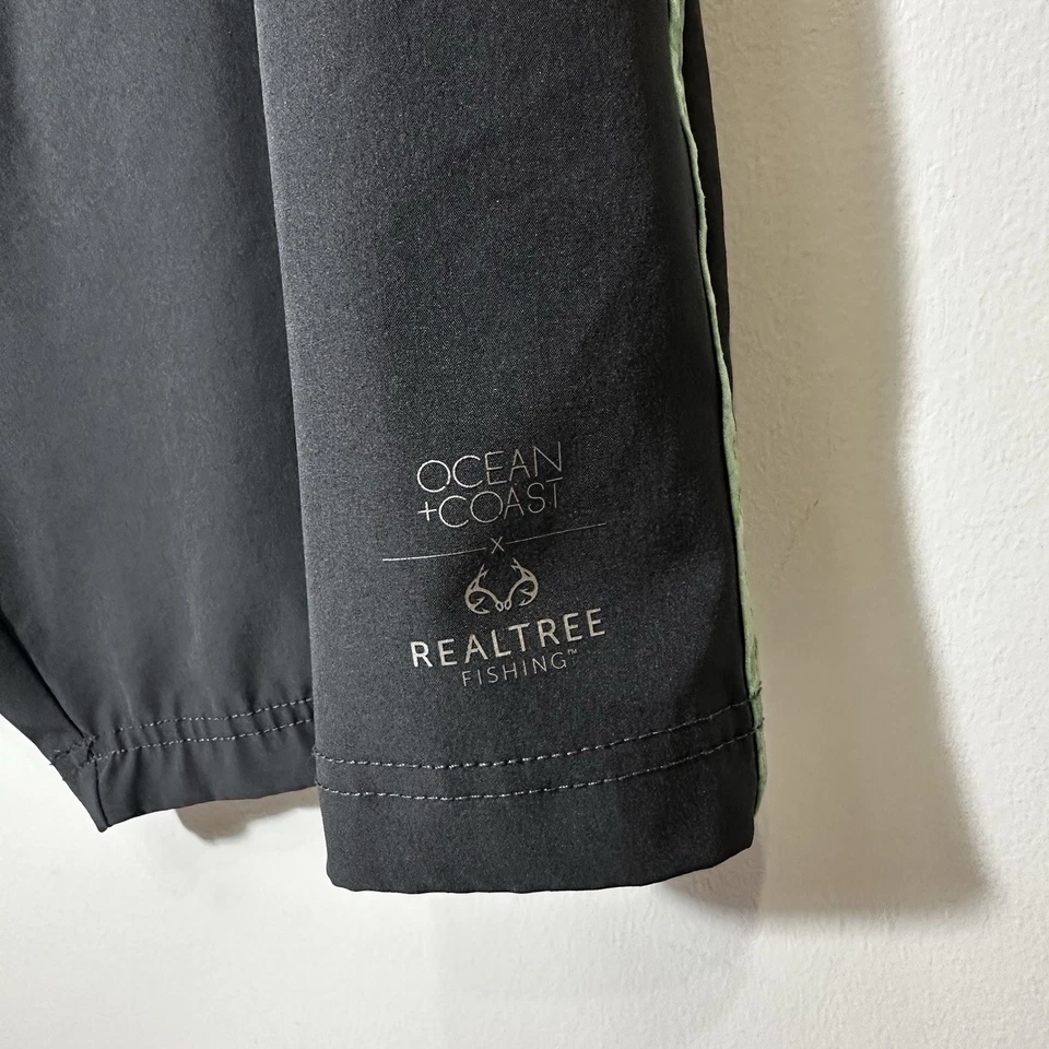 Pantalones cortos de pesca Ocean Coast X Real Tree XL para hombre Foto 2 de 4