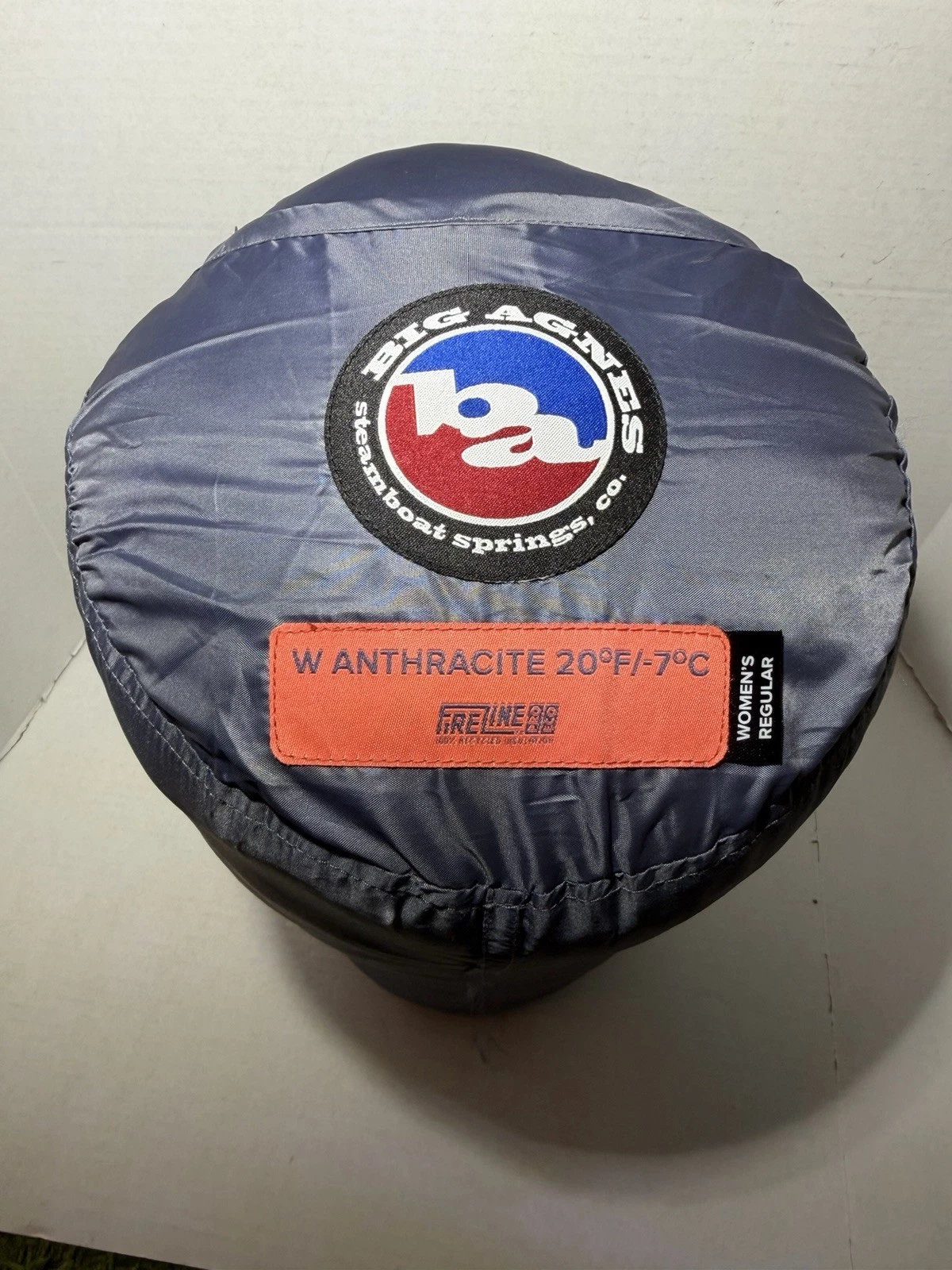 Big Agnes W Anthracite 20 Deg Sleeping Bag Camping Hiking