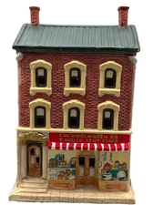 AMERICAN VILLAGE SCENCE CHRISTMAS VILLAGE - F.W. WOOLWORTH CO & 10 CENT STORE
