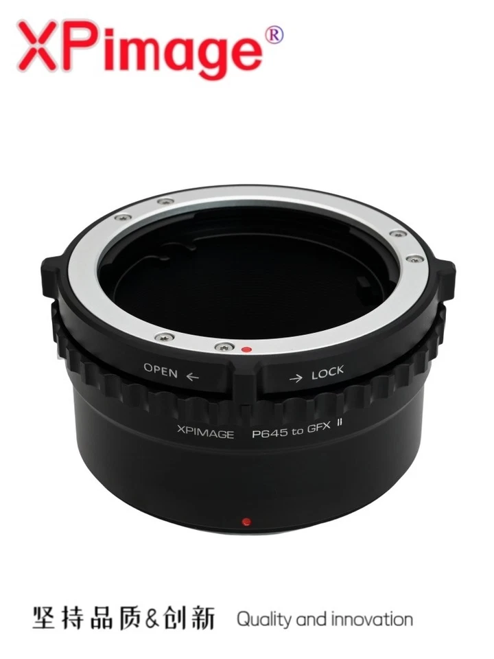 XPimage Locking Adapter for Pentax 645 P645 Mount Lens to Fujifilm G GFX Camera - Image 2 of 4