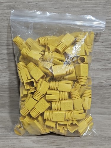 Yellow RJ-45 Boot (100 Pcs) - Picture 1 of 3