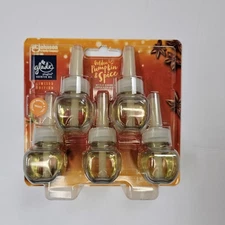 5 Count Glade Scented Oil Refills - Golden Pumpkin & Spice - Limited Edition