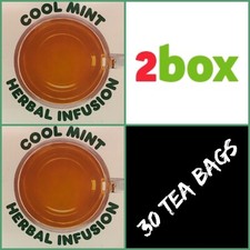 Dunkin Donuts Cool Mint Herbal Infusion 2 BOX 30 Tea bags Enliven Your Senses