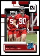 2022 Donruss Logan Hall #364 Rookie RC Tampa Bay Buccaneers