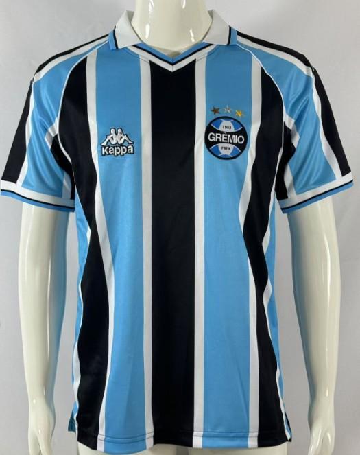 Gremio 2001 home soccer retro men jersey