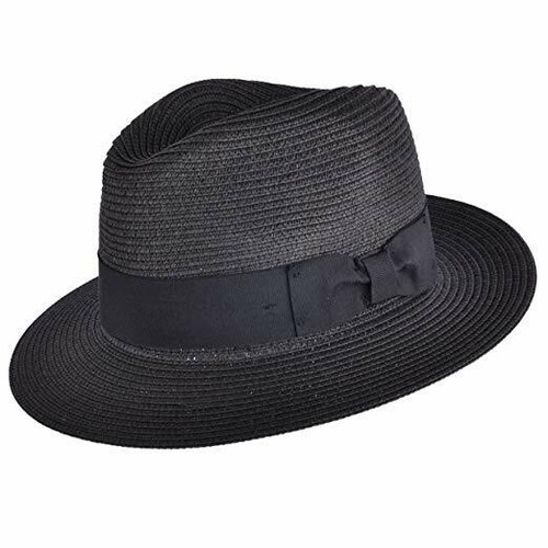 đź’ŽUNISEX PAPER STRAW CRUSHABLE SUMMER HAT WITH BAND AND ADJUSTABLE SWEATBAND - Picture 10 of 25