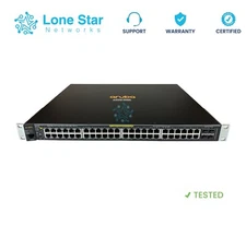 Aruba J9772A 48 RJ-45 Network Switch 10/100/1000 PoE+ Ports-Lifetime Warranty