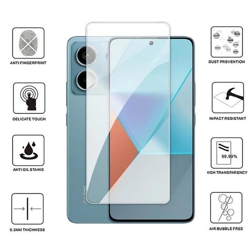 For Xiaomi Redmi Note 13 Pro+ Tempered Glass Screen Protector+Camera Protector - Picture 4 of 10