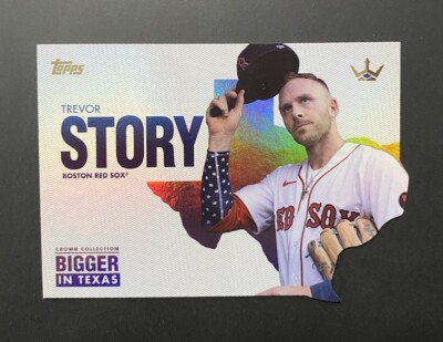 2022 Trevor Story Bigger in Texas - Topps X Bobby Witt Jr. Crown Coll. BIT2  /99