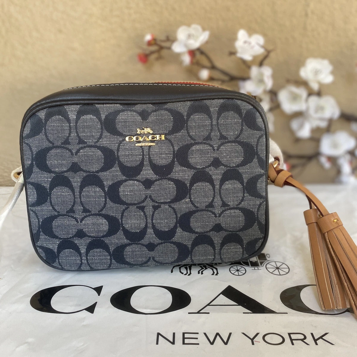 NWT Coach Mini Camera Bag in Signature Canvas