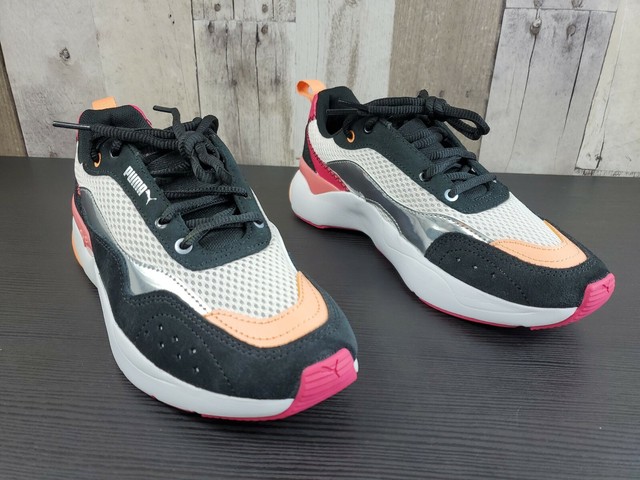 puma black lia running shoes