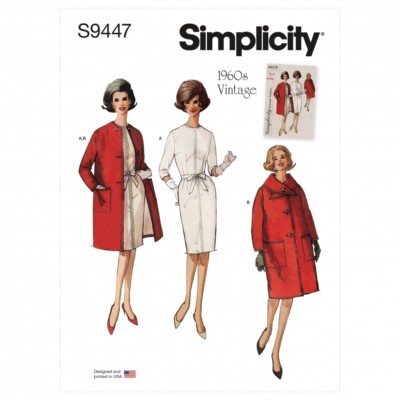 Simplicity Schnittmuster 9447 Damen A (10-12-14-16-18-20-22)