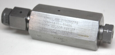 (1) Autoclave Engineers # 3010-1678 Check Valve, 316 SS, MAWP 60,000 PSI