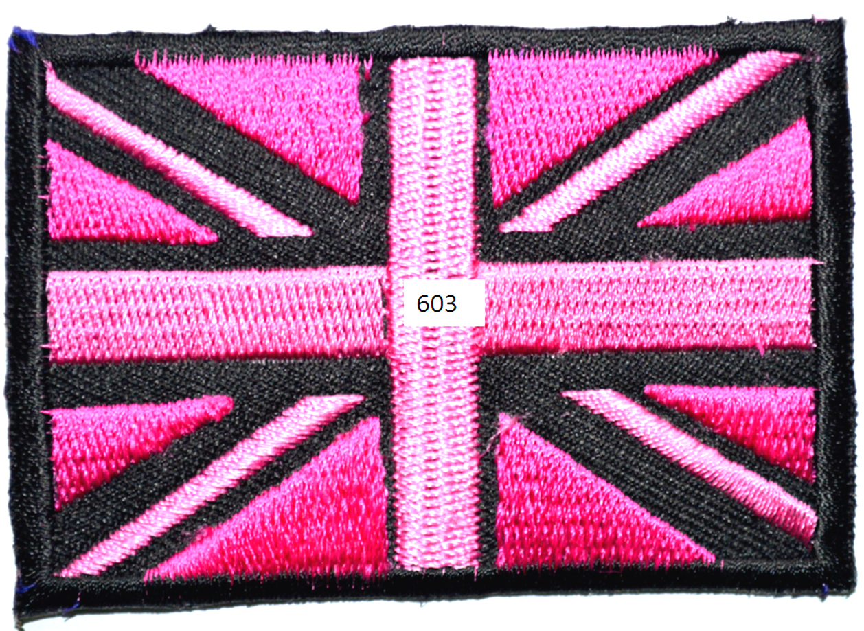 Embroidered Iron On UK Flag Patch Sew On Union Jack British Badge ...