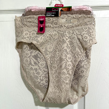 NEW Maidenform 3 Pack Perfect Fit High Leg Panties Large Multi-Color DM3SLB