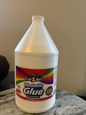 Cra-Z-Art Liquid Washable School Glue, Perfect for Making Slime, 1 Gallon or 128