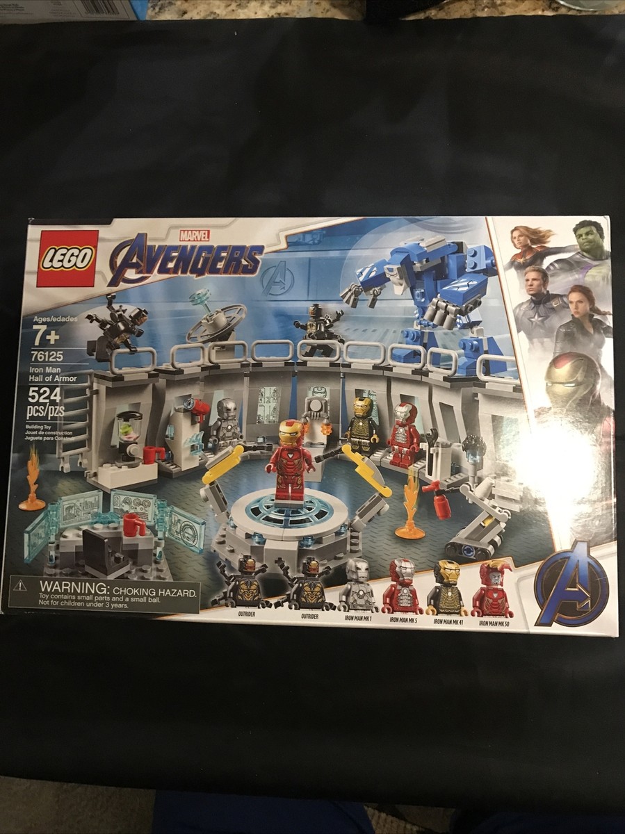BRAND NEW* Lego Marvel Avengers Set #76125 Iron Man Hall of Armor