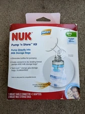 New, unused NUK Pump 'n Store Kit for breastfeeding MEDELA, EVENFLO, LANSINOH
