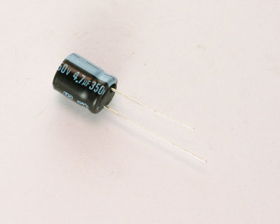 100 X TKR4R7M2VG13VU Jamicon 4.7uF 350V Radial Aluminum Electrolytic Capacitor