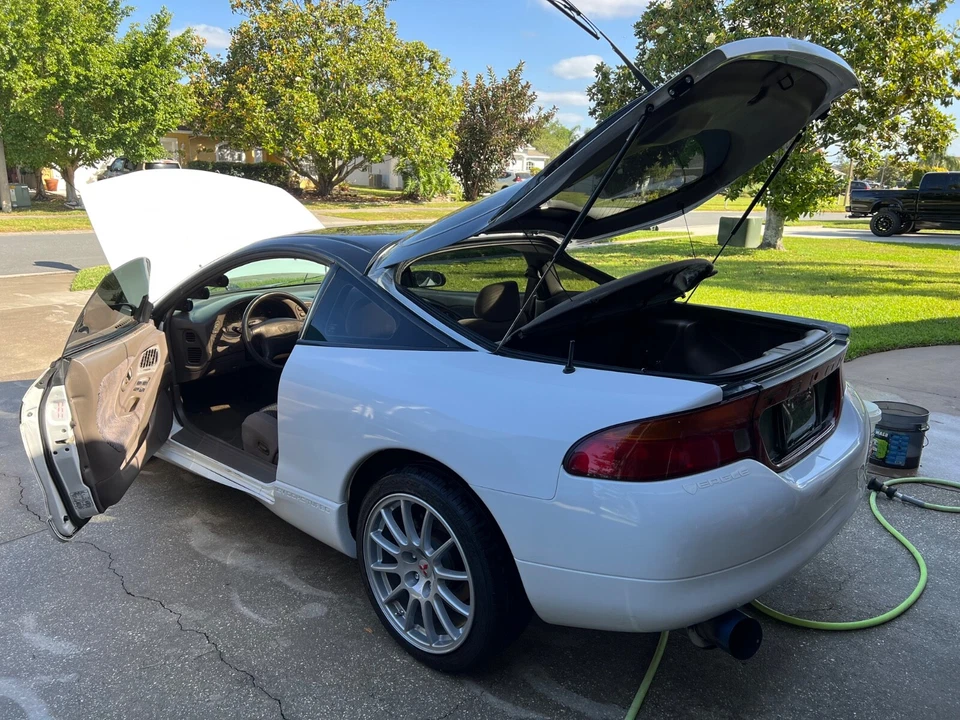 95-99 Eclipse Talon GSX TSi AWD 4G63 Megan Racing 3” punta quemada escape Catback Foto 3 de 4