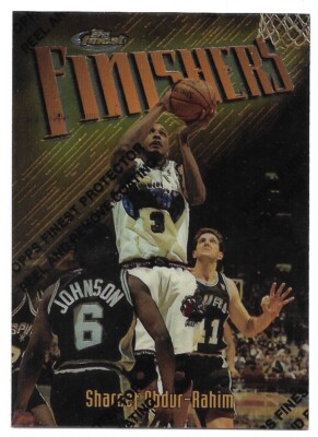 1997-98 Topps Finest SHAREEF ABDUR-RAHIM - Rare - Gold #165 - GRIZZLIES