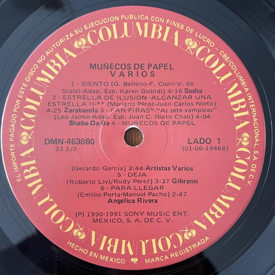Varios - Muñecos De Papel [LP VINYL] Columbia Mexico 19900 NM+ Foto 2 de 4
