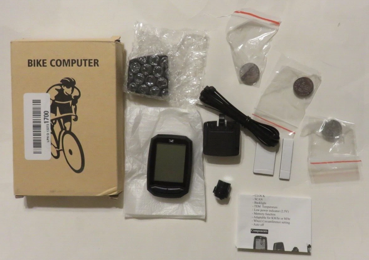 Bike Computer Wireless Odometer Waterproof IPX7 Bicycle Computer