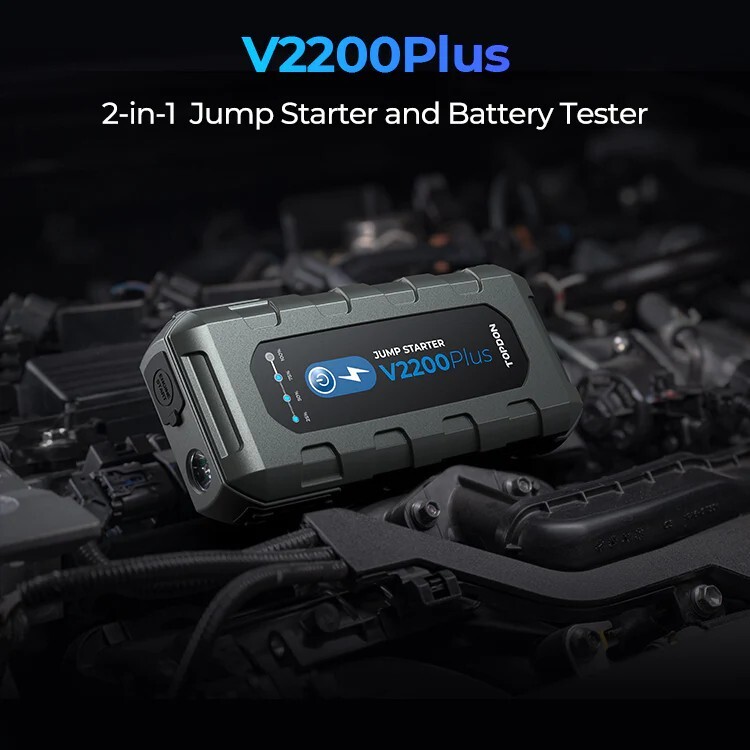 TOPDON V2200 PLUS 12v Power Portable Car Jump Pack 35