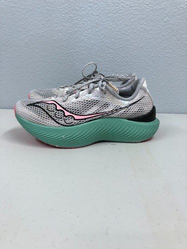Saucony Endorphin Pro 3 - Mint/ Fog/ Vizi Pink (S10755-25) woman size 8 - 第 1/13 張圖片