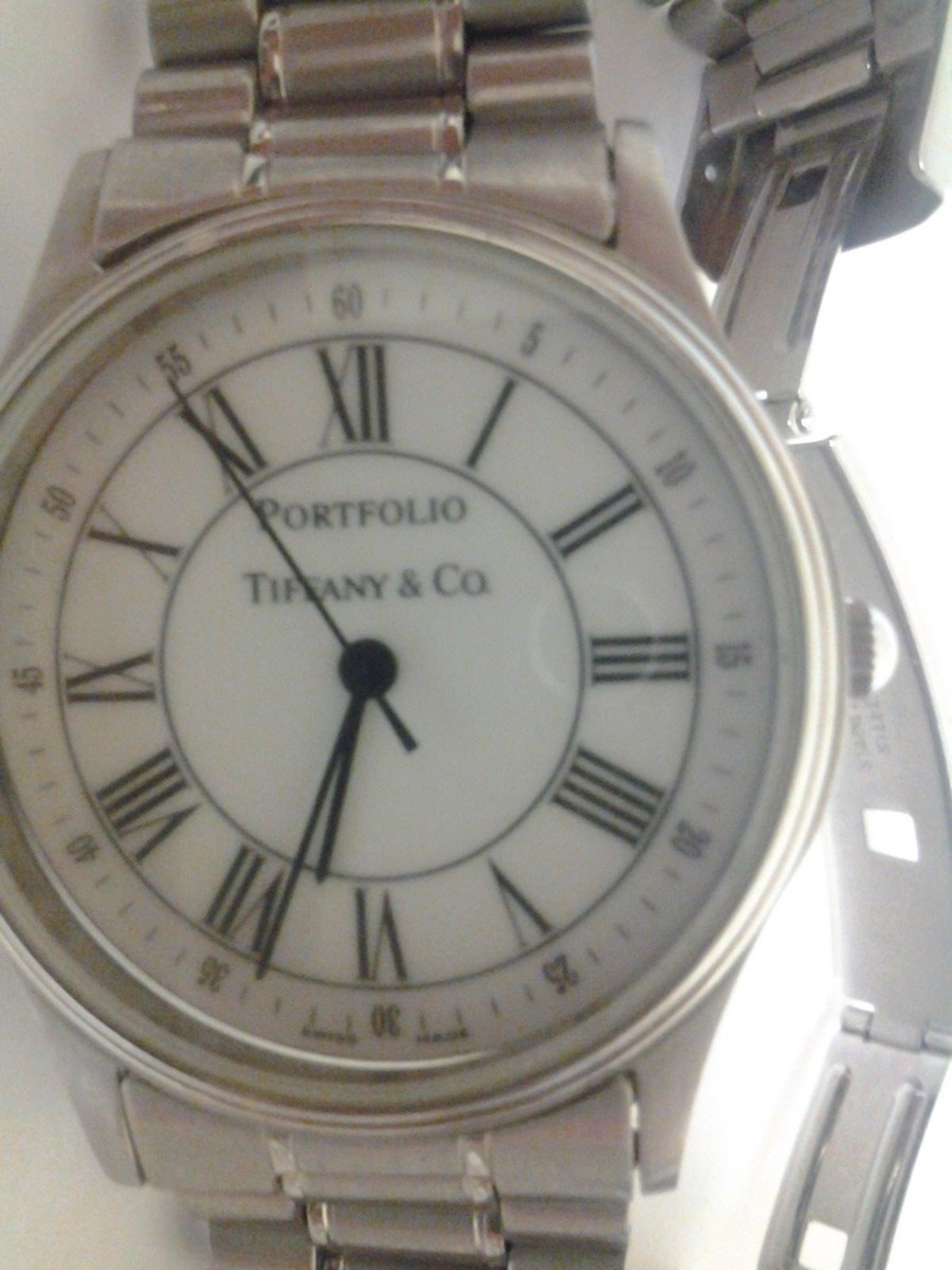 TIFFANY & CO Mens/Unisex Portfolio Stainless Steel quartz