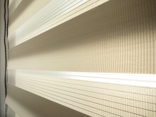Day & Night Zebra Vision Window Roller Blinds ↔ 30-140cm ↕ 150+230cm Vanilla - Picture 13 of 19
