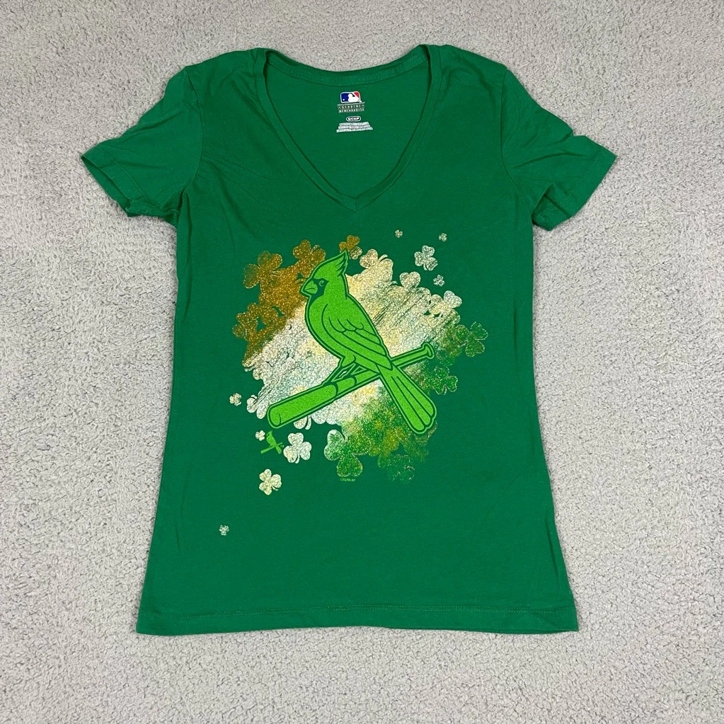 St louis cardinals green shirt cheap