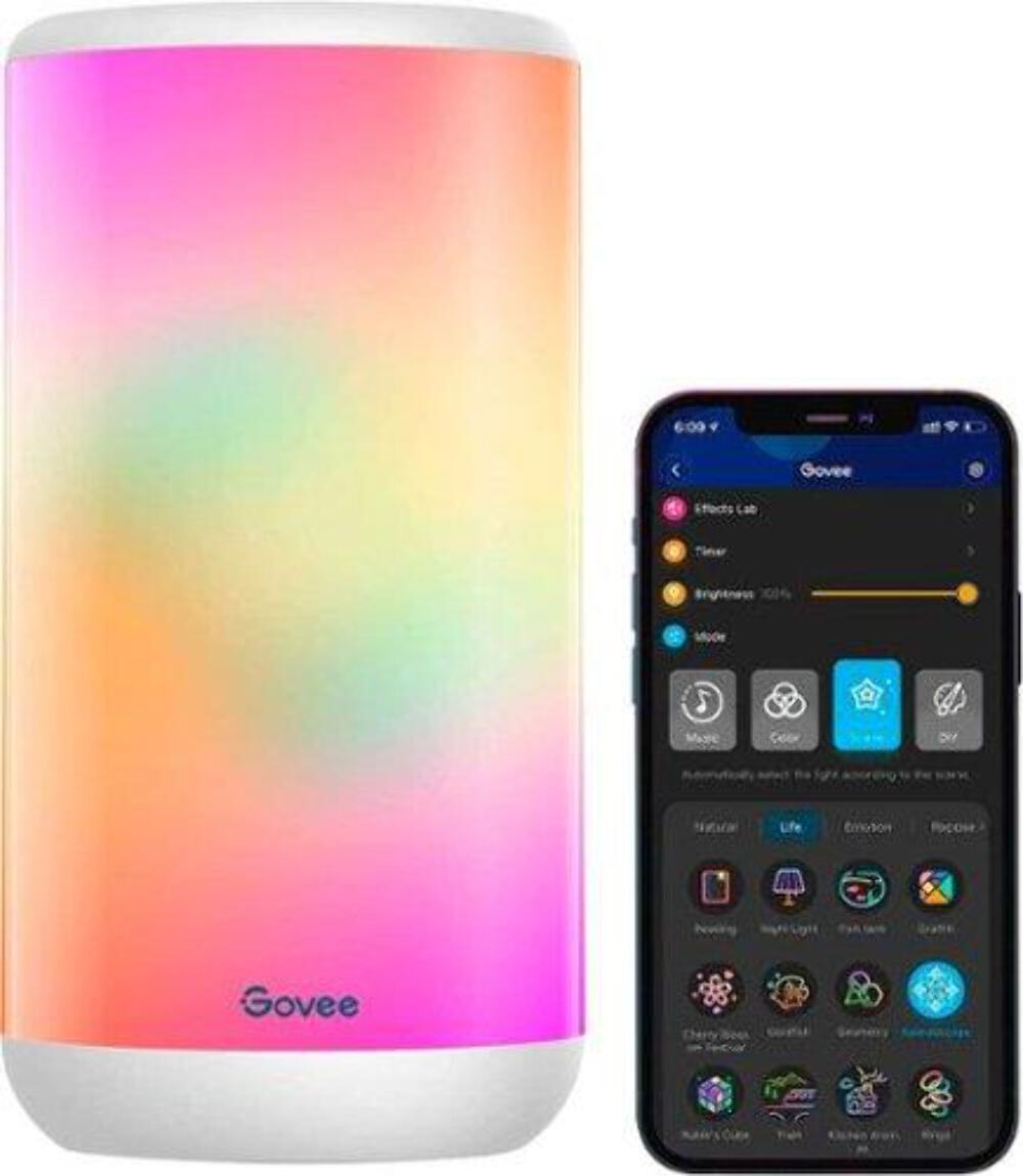 Govee RGBICWW - Barras de luz inteligentes LED con 12 modos de escena y